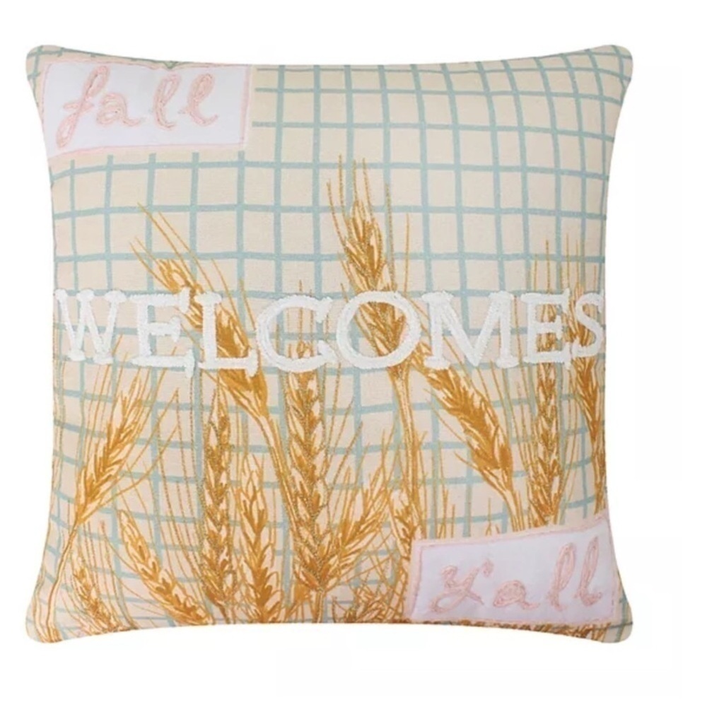 Celebrate Together by Kohls Fall Welcomes You decorative pillow NWT